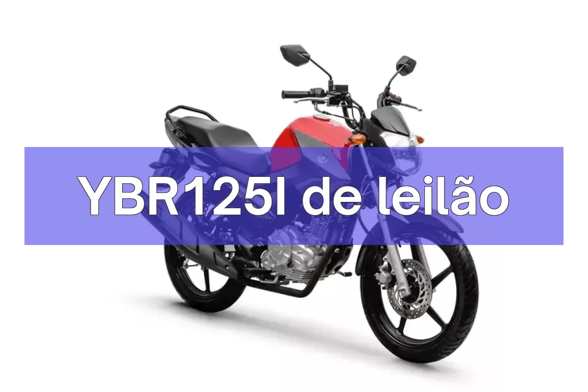 YBR125I em leilão