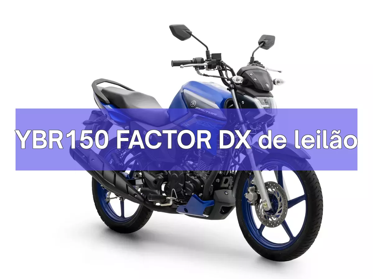 YBR150 FACTOR DX em leilão