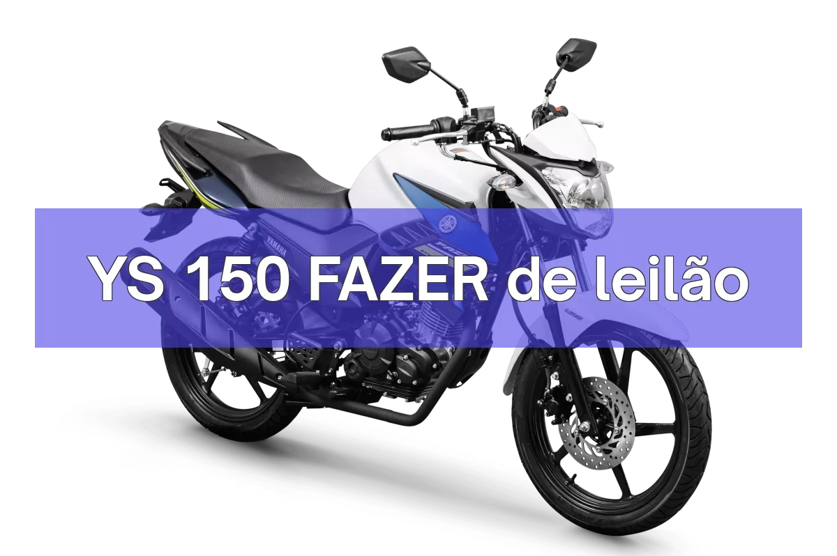 YS 150 FAZER em leilão