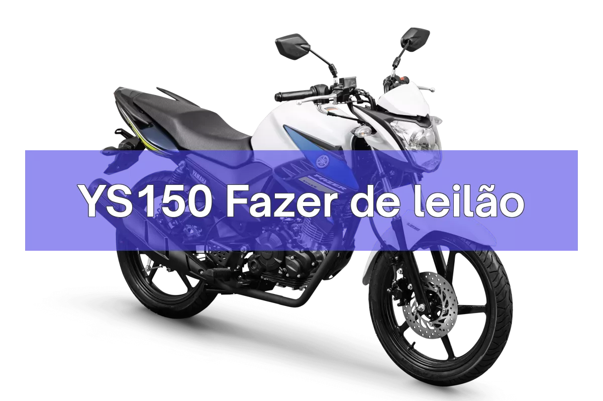 YS150 Fazer em leilão