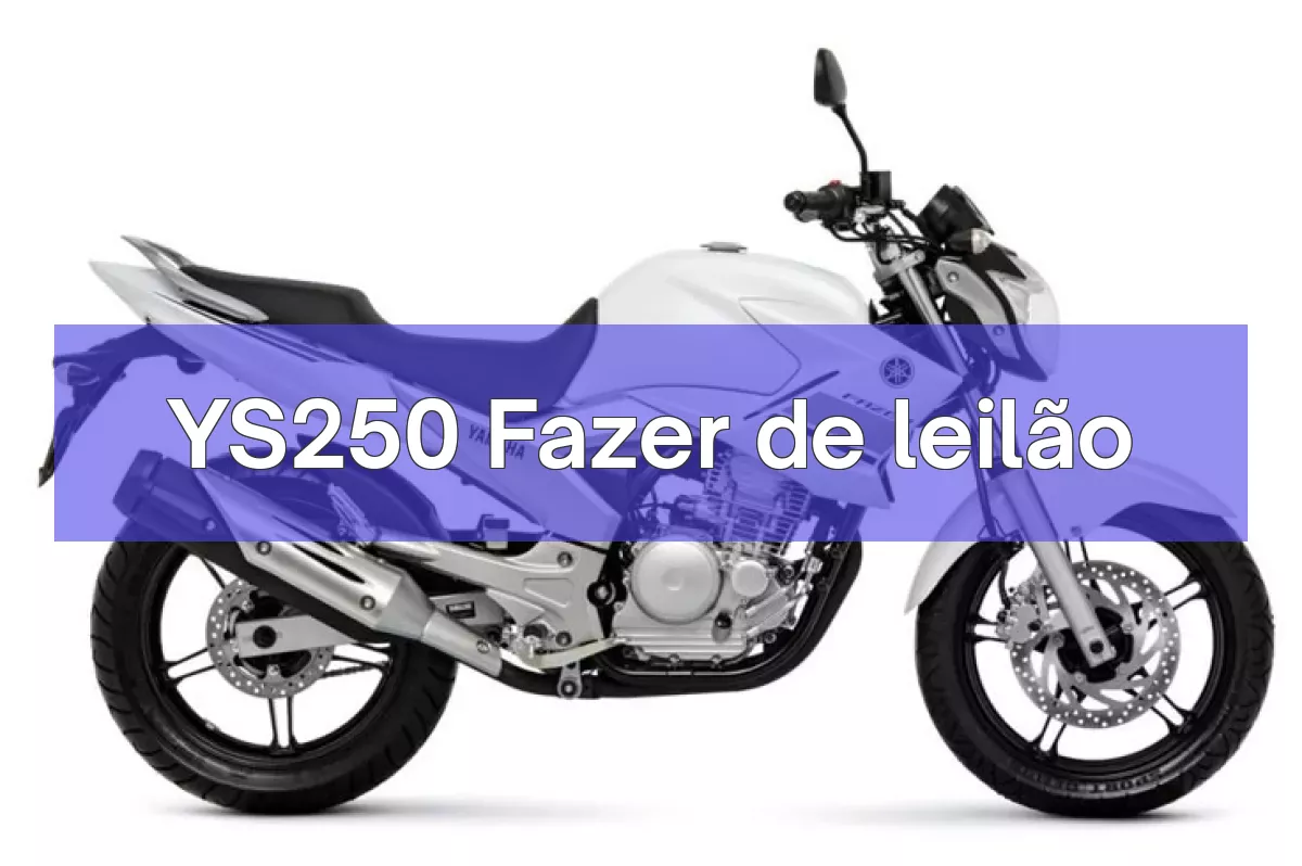 YS250 Fazer em leilão