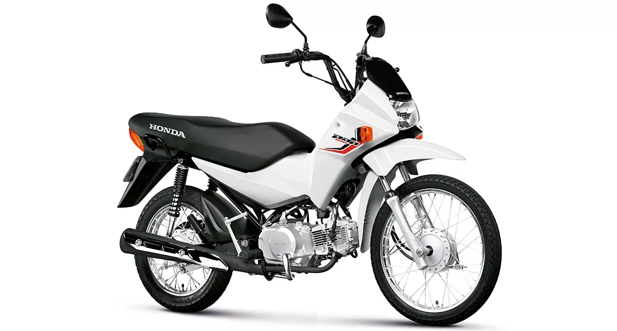 Honda POP100 2011 Sucata Aproveitável Vermelha