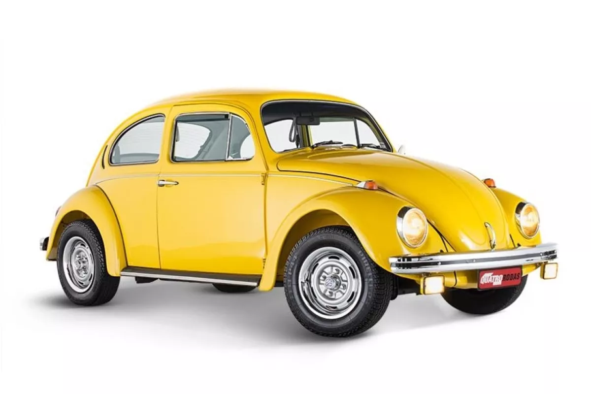 VW Fusca 1300L 1978 Branco com Riscos e Amassados